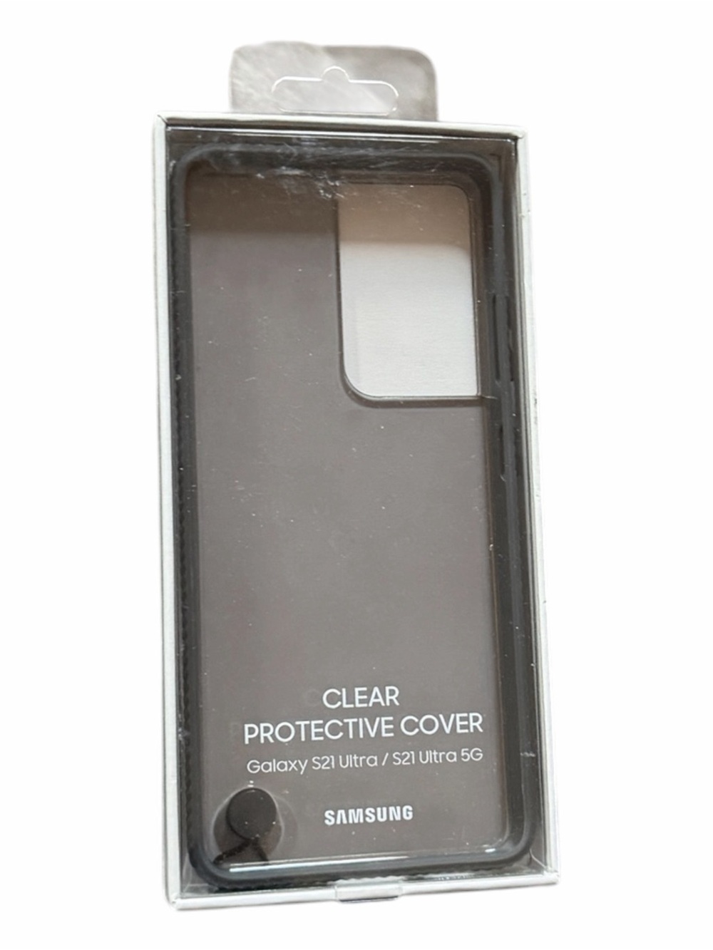 Samsung Clear Protective Cover Case for Galaxy S21 Ultra - Smoke Clear